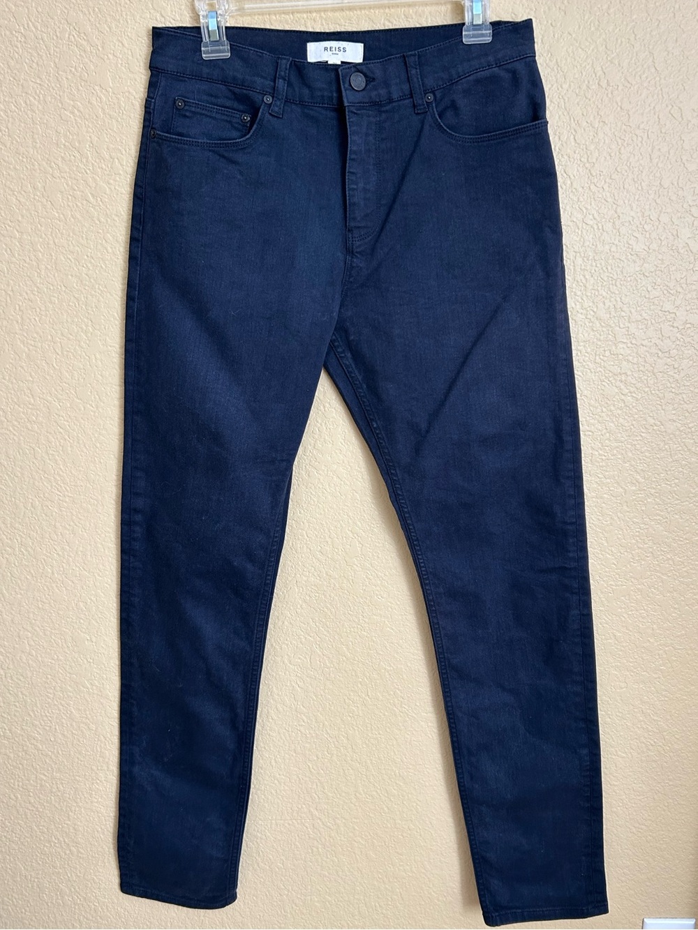 Reiss Denim Navy Pants